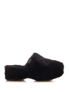 Ugg Fuzz Sugar Black Clog In Black