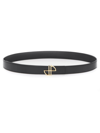Patou Jp-monogram Leather Belt In Nero