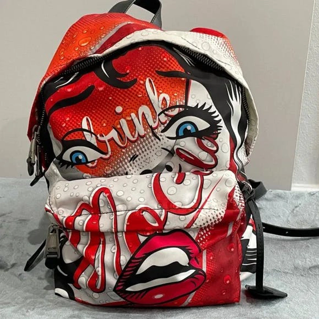 Moschino Milano Designer Drink Coca-Cola Eyes Backpack Unisex Jeremy Scott Moschino | Bags | Moschino Milano Designer Drink Cocacola  main image 2
