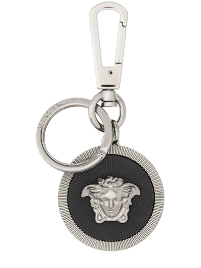 Versace Medusa Biggie Lobster Claw Fastened Keyring In Multi