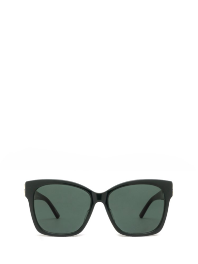 Balenciaga Eyewear Dynasty Square Frame Sunglasses In Green