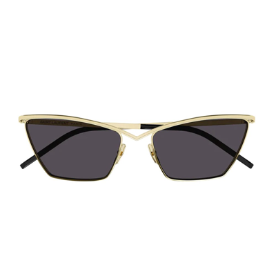 Saint Laurent Eyewear Cat In Gold
