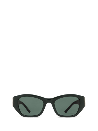 Balenciaga Eyewear Rectangular Frame Sunglasses In Green