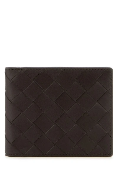 Bottega Veneta Man Dark Brown Leather Wallet