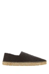 Bottega Veneta Cord Midsole Nappa Leather Espadrilles In Brown