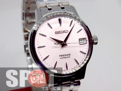 Pre-owned Seiko Presage Cocktail Mockingbird Automatic Ladies Watch Srp839j1