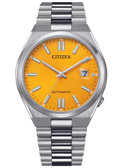 Pre-owned Citizen Silver Mens Analogue Watch Tsuyosa Nj0150-81z