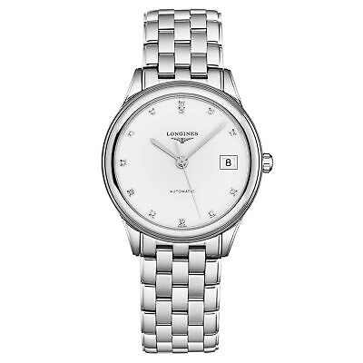 Pre-owned Longines Women's 'flagship' Silver Dial Diamond Markers Automatic L4.774.4.27.6