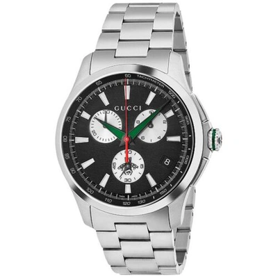 Pre-owned Gucci Ya126267 Men's G-timeless Black Quartz Watch