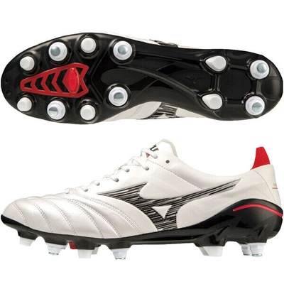 Pre-owned Mizuno Morelia Neo Iv 4 Japan Mix P1gc2330 09 Super White Pearl Black 2e Soccer In White Black