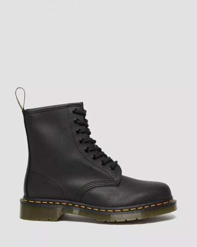 Pre-owned Dr. Martens' Dr. Martens 1460 Greasy Leather Lace Up Boots Women's Black 11822003