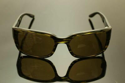 Pre-owned Barton Perreira Authentic B. Perreira Sunglasses Dutchie 57 Men Col Fern Gully / Vintage Brown In See Photo