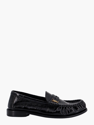 Saint Laurent Woman Le Loafer Woman Black Loafers In Nero