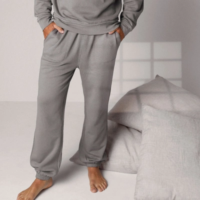 Lunya Men's Silksweats Reversible Jogger In Ebbing Fog