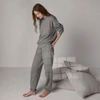 Lunya Silksweats Reversible Pocket Sweatshirt In Ebbing Fog