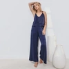 Lunya Women's Washable Silk Cami & Pants Set In Deep Blue