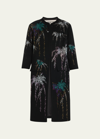 LIBERTINE ALADDIN SANE EMBELLISHED WOOL DUSTER COAT