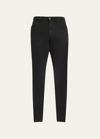 Loro Piana Men's Straight Leg 5-pocket Pants In Fade To Black