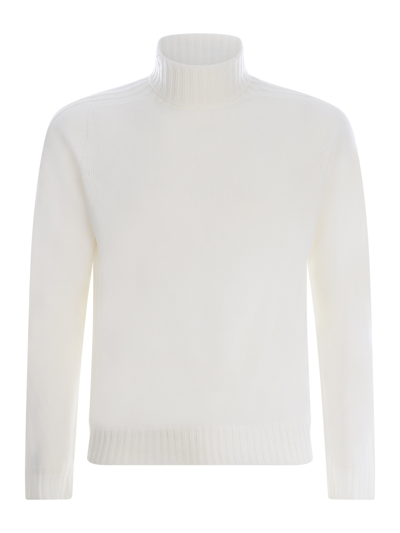 Dondup Turtleneck  In Bianco