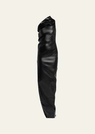 Rick Owens Athena Gown Dress In Black