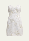 Milly Ronni Cady Embroidery Dress In White