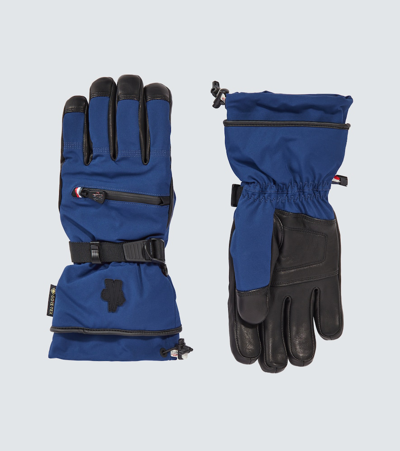 Moncler Padded Gloves Blue