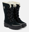 Sorel Tivoli Iv Waterproof Insulated Suede Snow Boots In Black