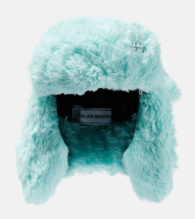 Ruslan Baginskiy Faux Fur Hat In Blue