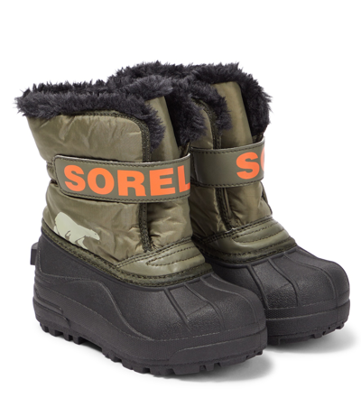 Sorel Kids' Commander™ Snow Boots In Green