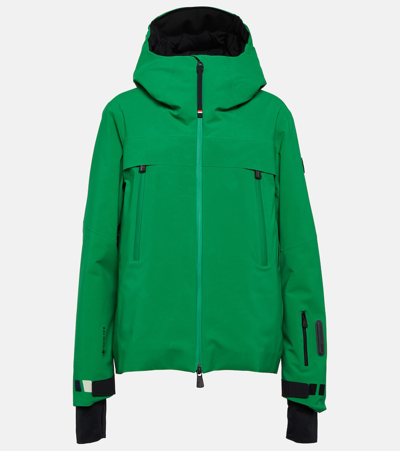Moncler Chanavey Tech Down Jacket In Green