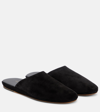 THE ROW FRANCO SUEDE SLIDES