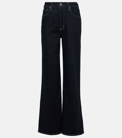 Citizens Of Humanity Paloma High-rise Wide-leg Jeans In Blue