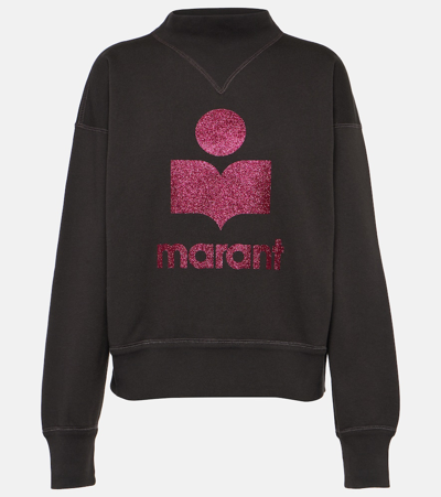 Marant Etoile Moby Logo Cotton-blend Sweatshirt In Multicoloured