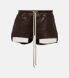 RICK OWENS LEATHER BOXERS