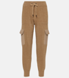 BRUNELLO CUCINELLI RIBBED-KNIT CASHMERE AND WOOL SWEATPANTS