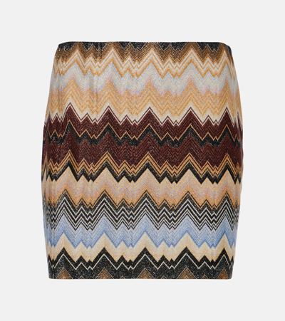 Missoni Minirock Aus Strick In Brown