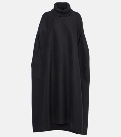 The Row Anei Cashmere Coat In Black