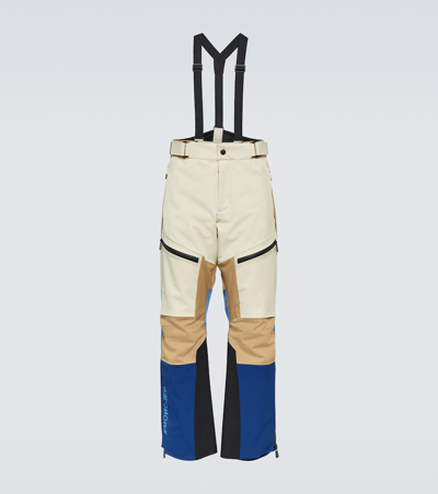 Moncler Ski Bib In Beige