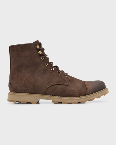Sorel Madson Ii Chore Wp Boots In Tobacco, Gum 10
