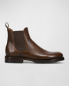 Frye Men's Dylan Grained Leather Chelsea Boots In Whiskey