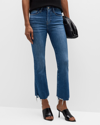 Frame Denim Le High Mermaid High-rise Straight Jean In Jetty Modern Chew