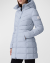Canada Goose Clair Hooded Puffer Jacket In Blue