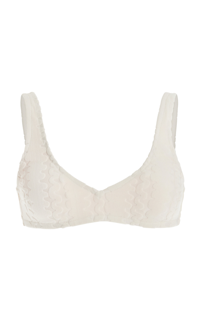 Oas Roccia Bikini Top In Ivory