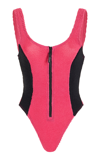 Bondeye Splice Mara One Piece Swimsuit In Raspberry In Multi