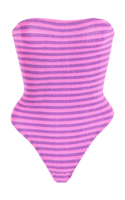 Bondeye Fane Strapless One-piece Swimsuit In Stripe