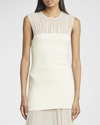 Proenza Schouler Niki Pleated Maxi Dress In Ecru