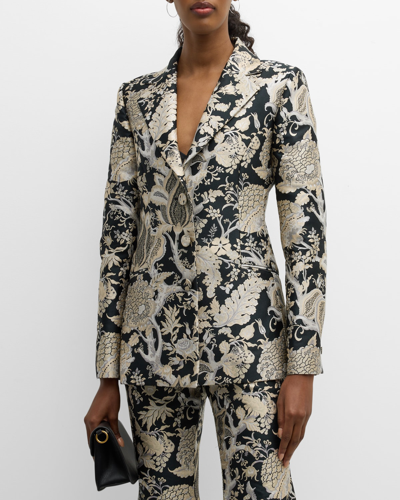 Carolina Herrera Single-breasted Blazer In Multi