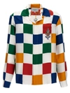 Casablanca Cuban Collar Long Sleeve Shirt In Multi