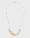 ANDREA FOHRMAN WHITE DIAMOND MINI PHASES OF THE MOON NECKLACE