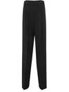 Max Mara Amedea Wide Leg Smoking Trousers Clothing In Black